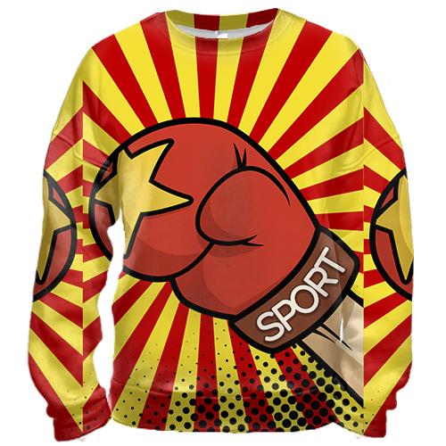 3D свитшот Sport boxing