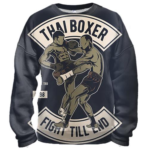 3D світшот Thai Boxer