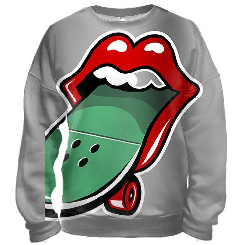 3D свитшот Rolling Stones Skate