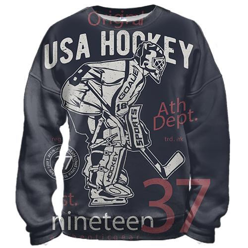 3D свитшот USA Hockey