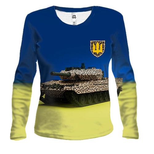 Женский 3D лонгслив 