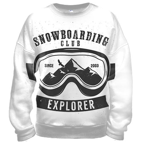 3D свитшот Snowboarding Explorer