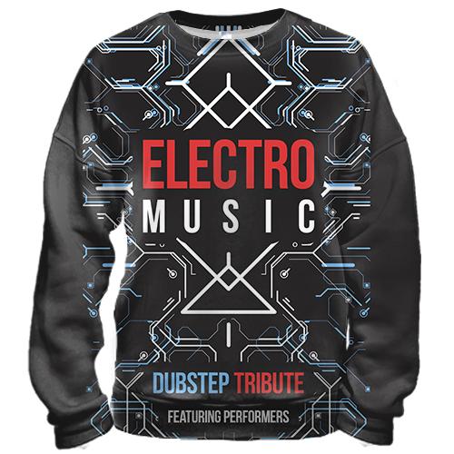 3D свитшот Electro music