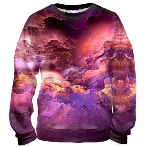 3D свитшот Stormy sky 3