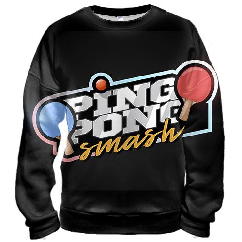 3D свитшот Ping pong smash