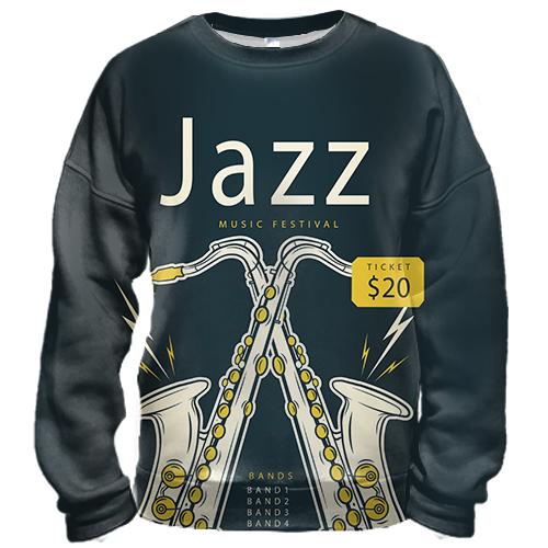 3D світшот Jazz music fest