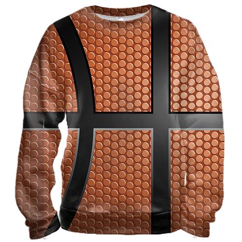 3D світшот з текстурою баскетбольного м'яча