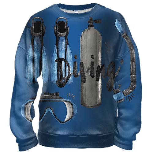 3D свитшот Diving