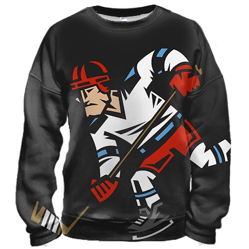 3D свитшот Hockey art