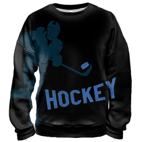 3D свитшот Dark hockey
