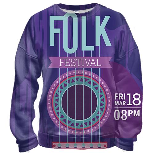 3D свитшот Folk