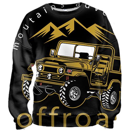 3D свитшот offroad