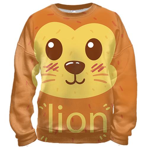 3D свитшот Lion