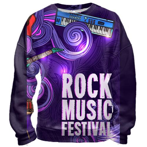 3D свитшот Rock Music Festival