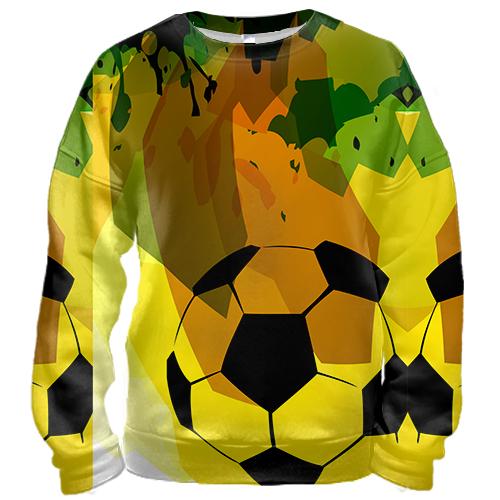 3D свитшот Football Yellow