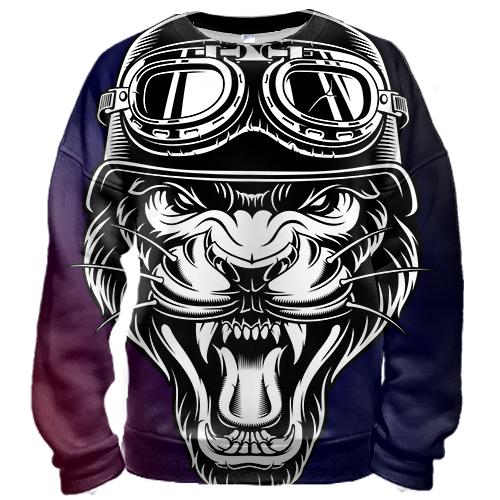 3D свитшот Lion Head Pop Art
