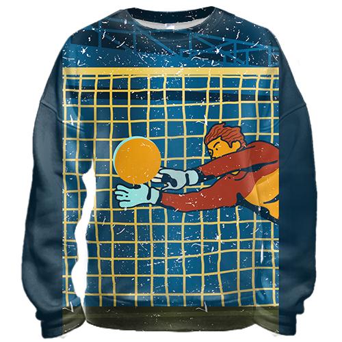 3D свитшот Goalkeeper Art