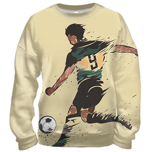 3D свитшот Football player Art