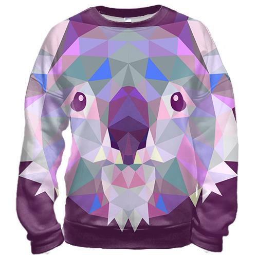 3D свитшот Koala low poly Art