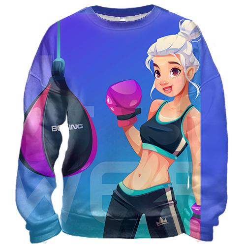3D свитшот Girl Power