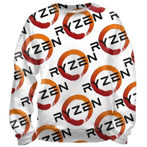 3D свитшот Ryzen pattern