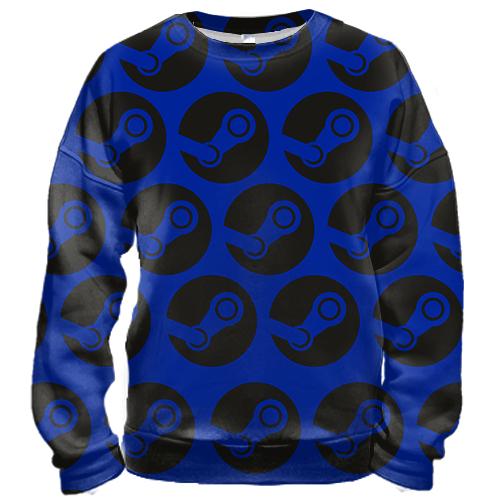 3D свитшот Steam pattern