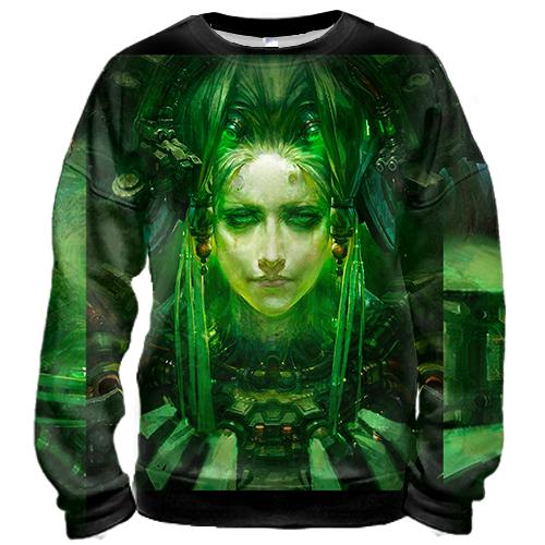 3D світшот Cyber Woman
