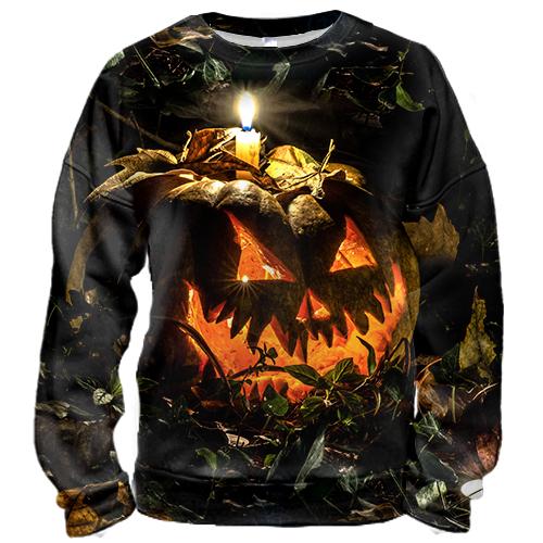 3D свитшот Halloween pumpkin art 2