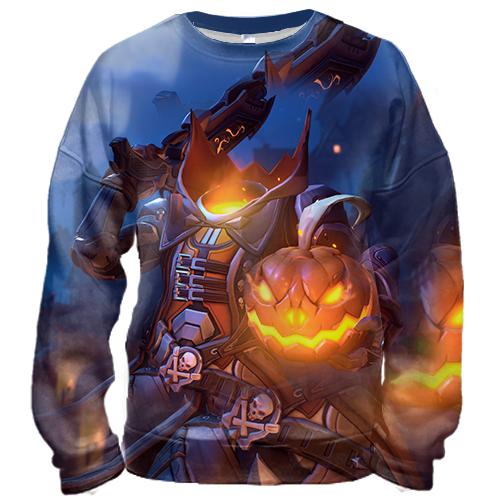 3D свитшот The headless horseman art 2