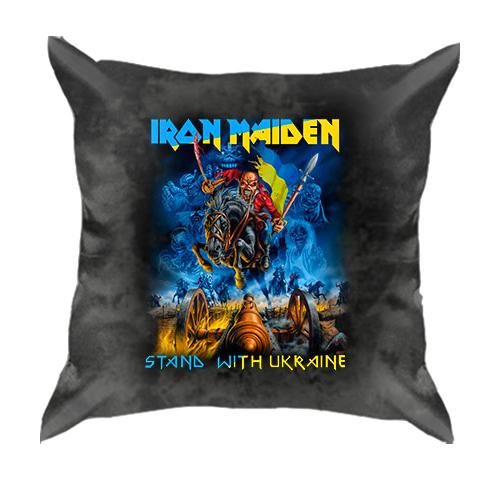 3D подушка Iron Maiden - stand with Ukraine