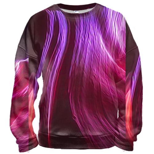 3D свитшот Neon strands