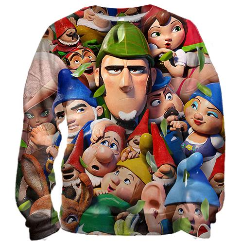 3D світшот Sherlock Gnomes