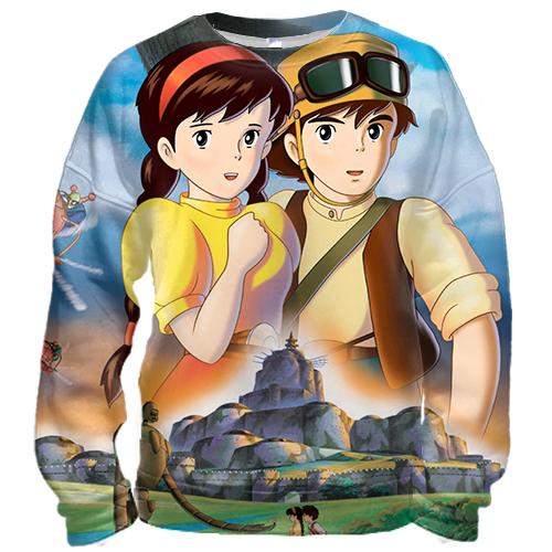 3D свитшот Anime boy and girl