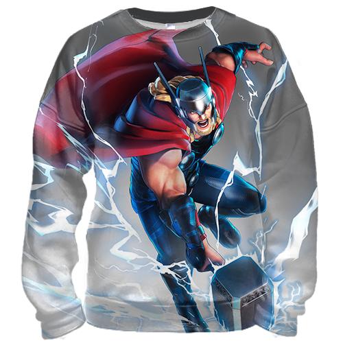 3D свитшот Thor god