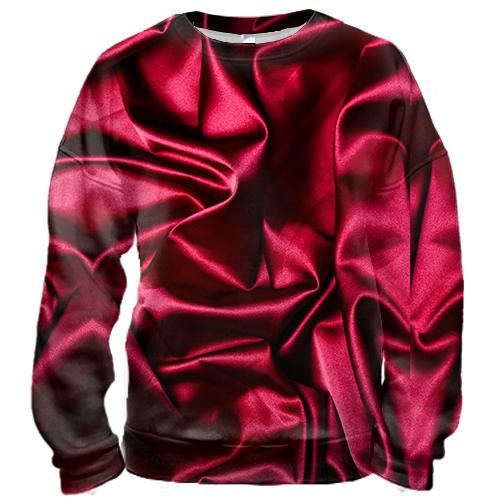 3D свитшот Red satin