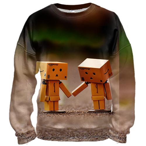 3D світшот Wooden little people love