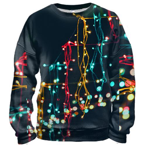 3D світшот Christmas garland 2