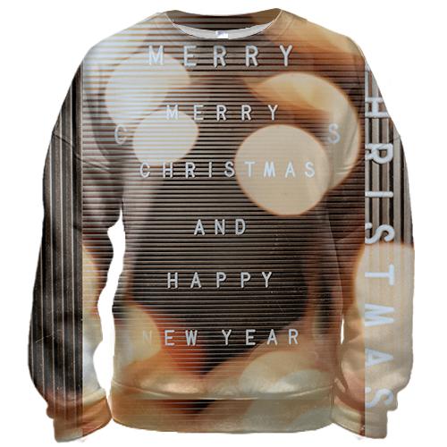 3D свитшот New Year