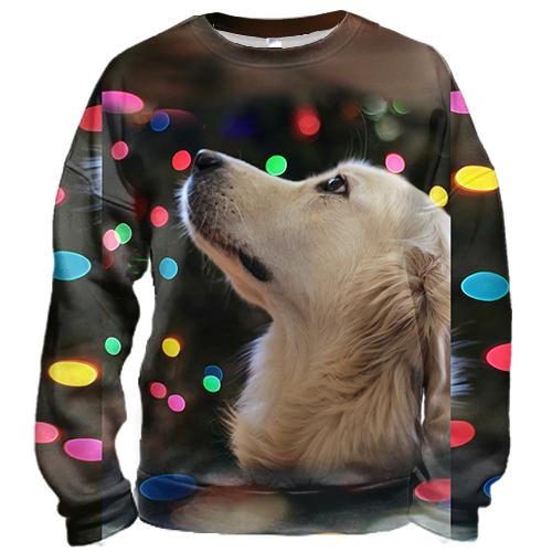 3D світшот New year dog