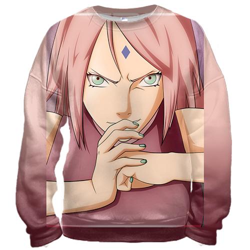 3D світшот Sakura power