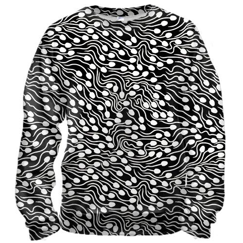 3D свитшот Sperm cell pattern