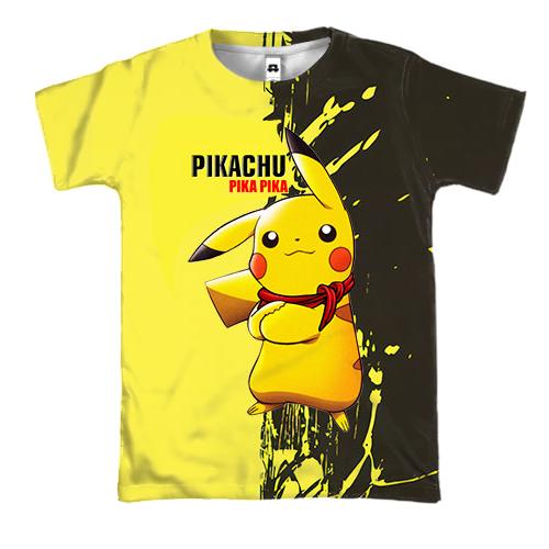 3D футболка Pikachu Pika Pika