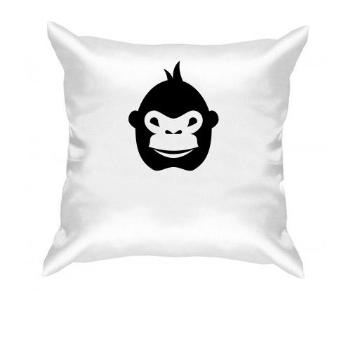Подушка с мордочкой гориллы