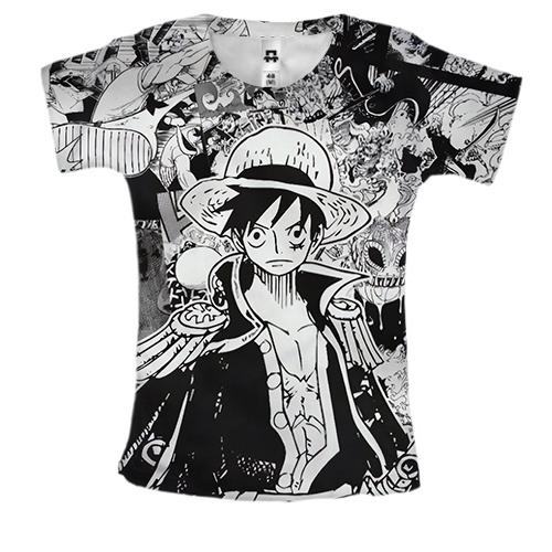 Женская 3D футболка Ван Пис, One Piece, манга