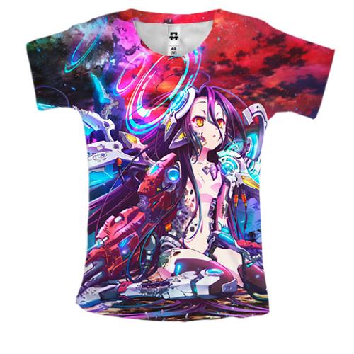 Женская 3D футболка No Game No Life