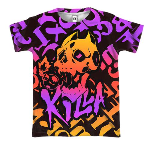 3D футболка KILLA, Killer Queen - JoJo’s Bizarre Adventure