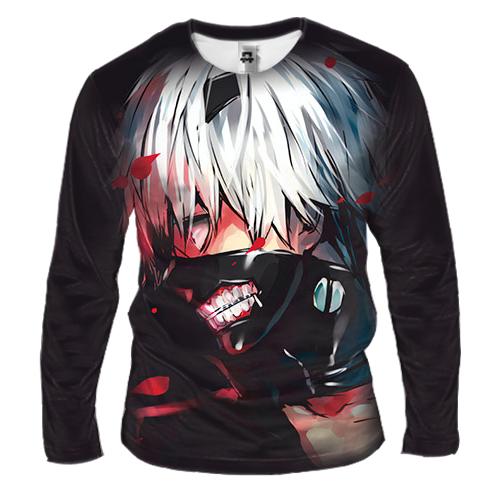 Мужской 3D лонгслив Кен Канеки - Tokyo Ghoul