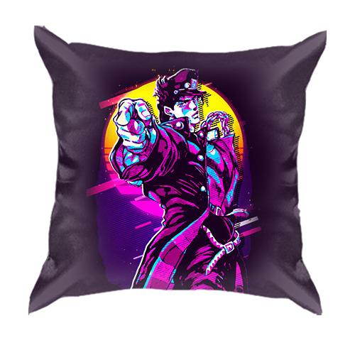 3D подушка Джотаро Куджо, Неон - JoJo’s Bizarre Adventure