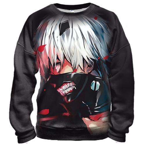 3D світшот Кен Канекі - Tokyo Ghoul