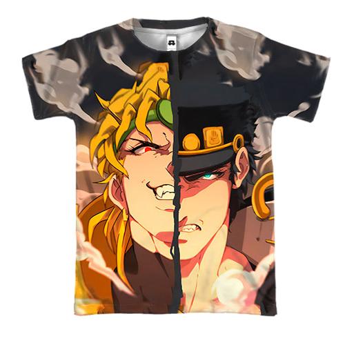 3D футболка Dio Brando x Jotaro Kujo - Jojo's Bizarre Adventure